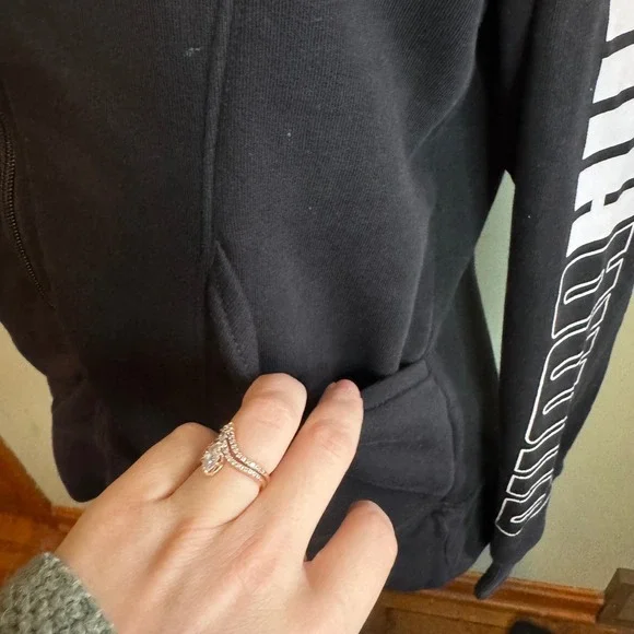 PUMA Womens Performance Sportwear Sporty Athletic Logo Track Jacket Black Large - Picture 5 of 6